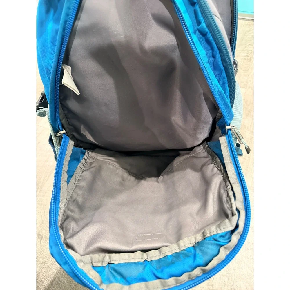 The North Face Surge II Backpack Blue Teal Laptop Travel Hiking Daypack